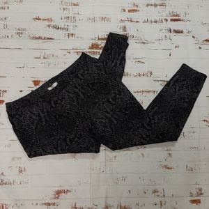 Joie snake skin print crop leggings